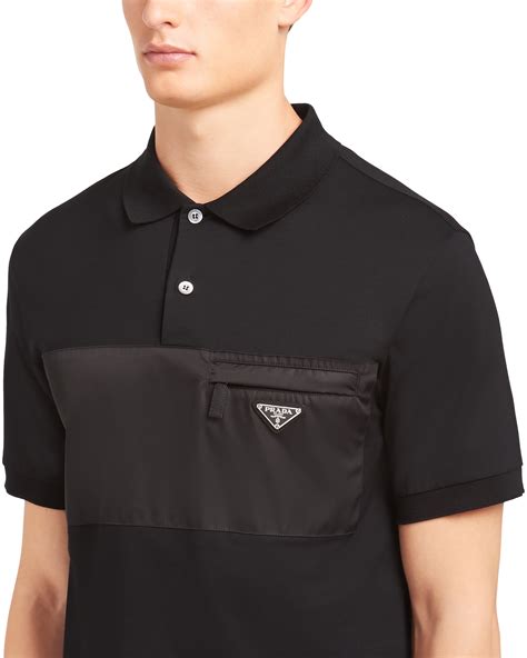 prada men's polo shirt|Prada t shirt men's sale.